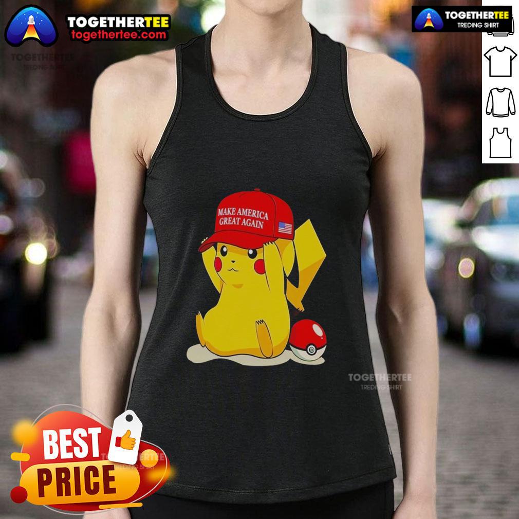 Awesome Maga Pikachu Tank Top Awesome Maga Pikachu tank top featuring a vibrant Pikachu graphic, perfect for casual wear and Pokmon fans.