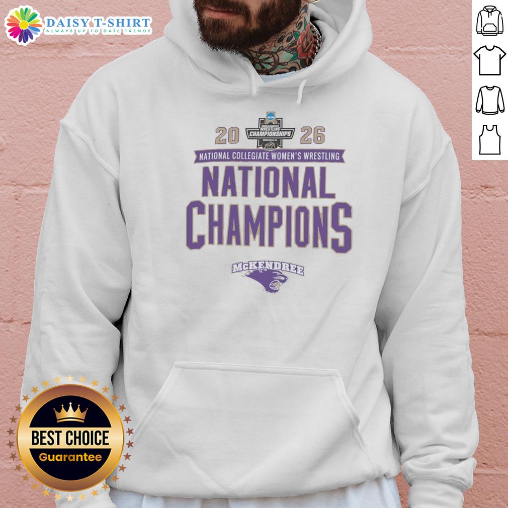 Awesome Mckendree Bearcats Ncaa Women's Wrestling National Champions 2026 Hoodie