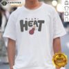 Awesome Miami Heat Bubble T-Shirt featuring vibrant team colors and logo, perfect for fans showcasing their team spirit.