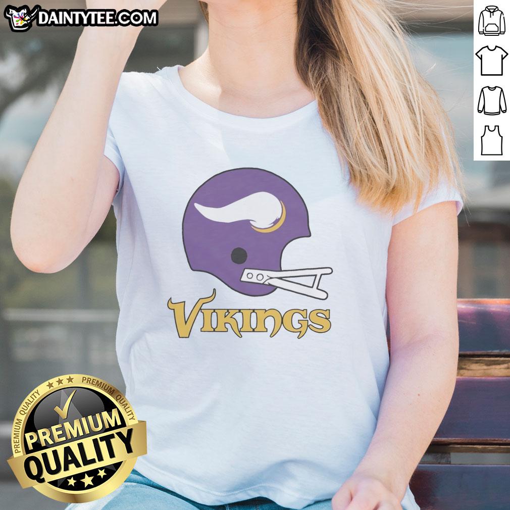 awesome-minnesota-vikings-football-logo-in-big-helmet-ladies-tee Awesome Minnesota Vikings football logo featured on a big helmet graphic for ladies' tee shirt design.