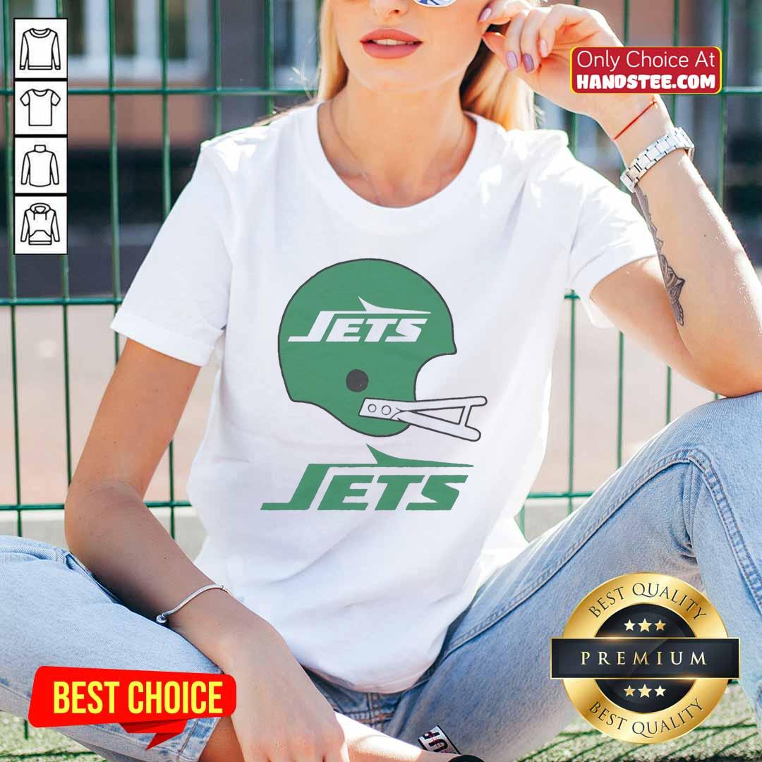 awesome-new-york-jets-football-logo-in-big-helmet-ladies-tee New York Jets football logo featured on a stylish big helmet ladies tee, perfect for fans and fashion enthusiasts alike.