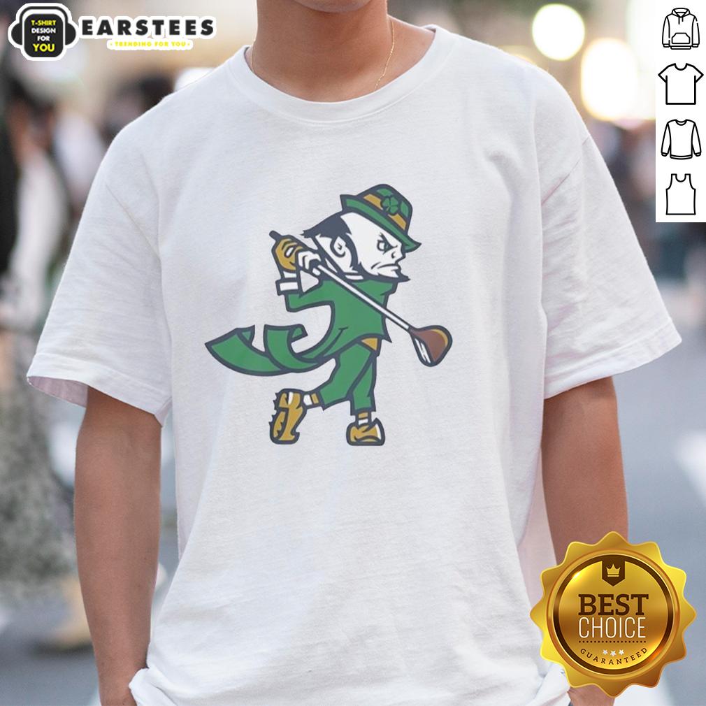 awesome-notre-dame-fighting-irish-golf-t-shirt-1 Awesome Notre Dame Fighting Irish golf T-shirt featuring bold logo and vibrant colors, perfect for fans on the course.