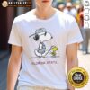 Alt Text: Awesome Peanuts Florida State University Snoopy and Woodstock T-Shirt featuring vibrant graphics and a playful design.