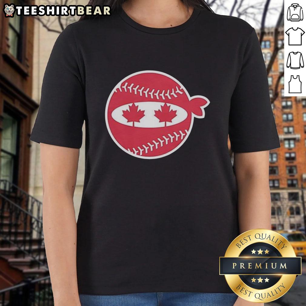awesome-pitching-ninja-canada-baseball-ladies-tee Awesome Pitching Ninja Canada Baseball Ladies Tee featuring vibrant design and sporty style for female baseball fans.
