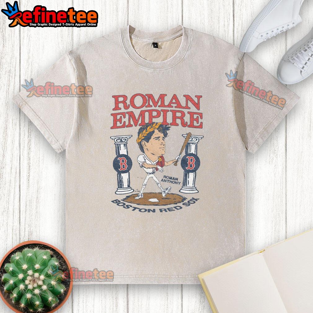 awesome-red-sox-roman-anthony-roman-empire-washed-t-shirt Awesome Red Sox Roman Anthony Roman Empire washed t-shirt featuring vibrant graphics and a comfortable fit.
