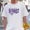 Awesome Sacramento Kings Bubble T-Shirt featuring vibrant team graphics, perfect for fans showcasing their team spirit.