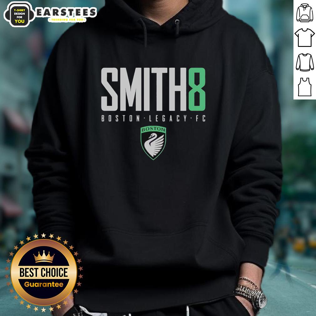 awesome-smith8-sammy-smith-boston-legacy-fc-logo-hoodie Awesome Smith 8 Sammy Smith Boston Legacy FC logo hoodie featuring vibrant colors and stylish design.