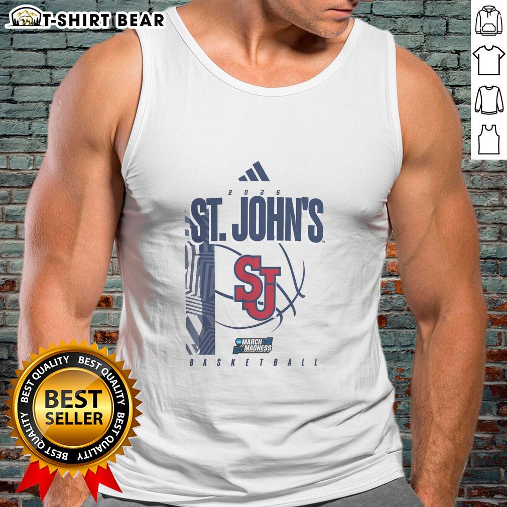 Awesome St. John'S Red Storm March Madness Tank Top Awesome St. Johns Red Storm March Madness tank top featuring team colors and logo, perfect for basketball fans.