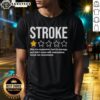 1-star rated t-shirt featuring 'Awesome Stroke Way Too Expensive Hard To Manage And Didn't Come With Instructions' design.