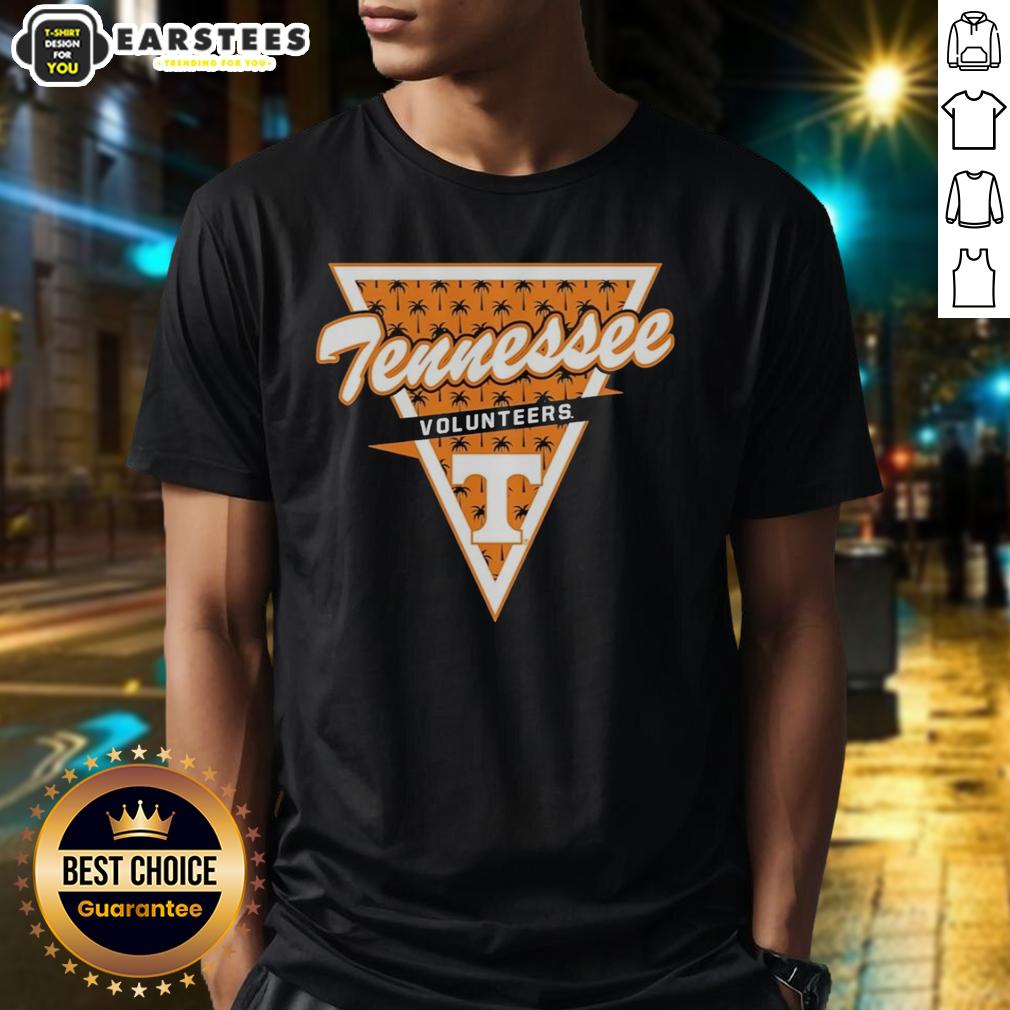 awesome-tennessee-volunteers-womens-basketball-palm-tree-pattern-inside-a-triangle-logo-t-shirt-1 Alt Text: Tennessee Volunteers Women's Basketball T-shirt featuring a palm tree pattern inside a triangle logo design.