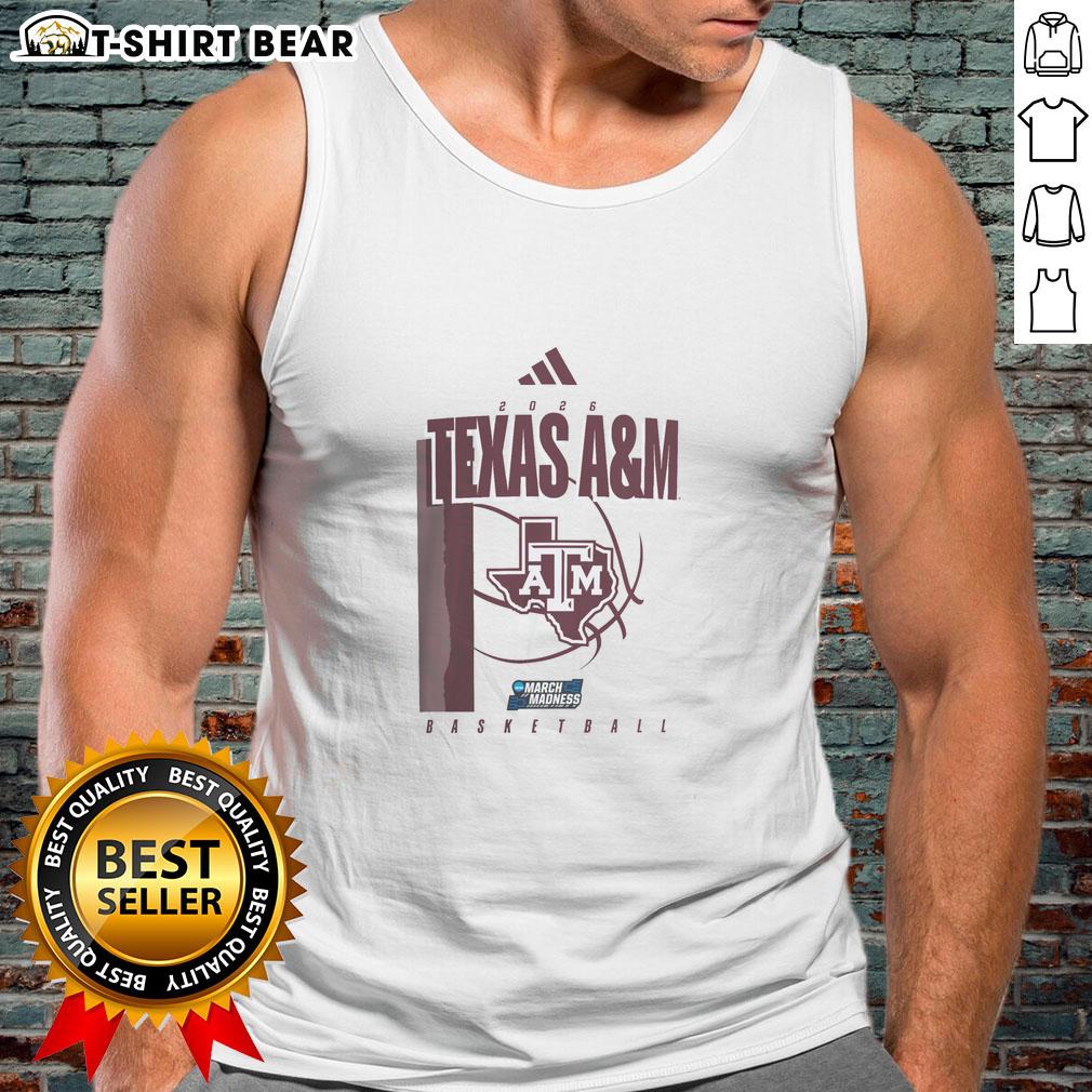 Awesome Texas A&M Aggies March Madness Tank Top Awesome Texas A&M Aggies March Madness tank top featuring the team logo, perfect for game day and fan apparel.