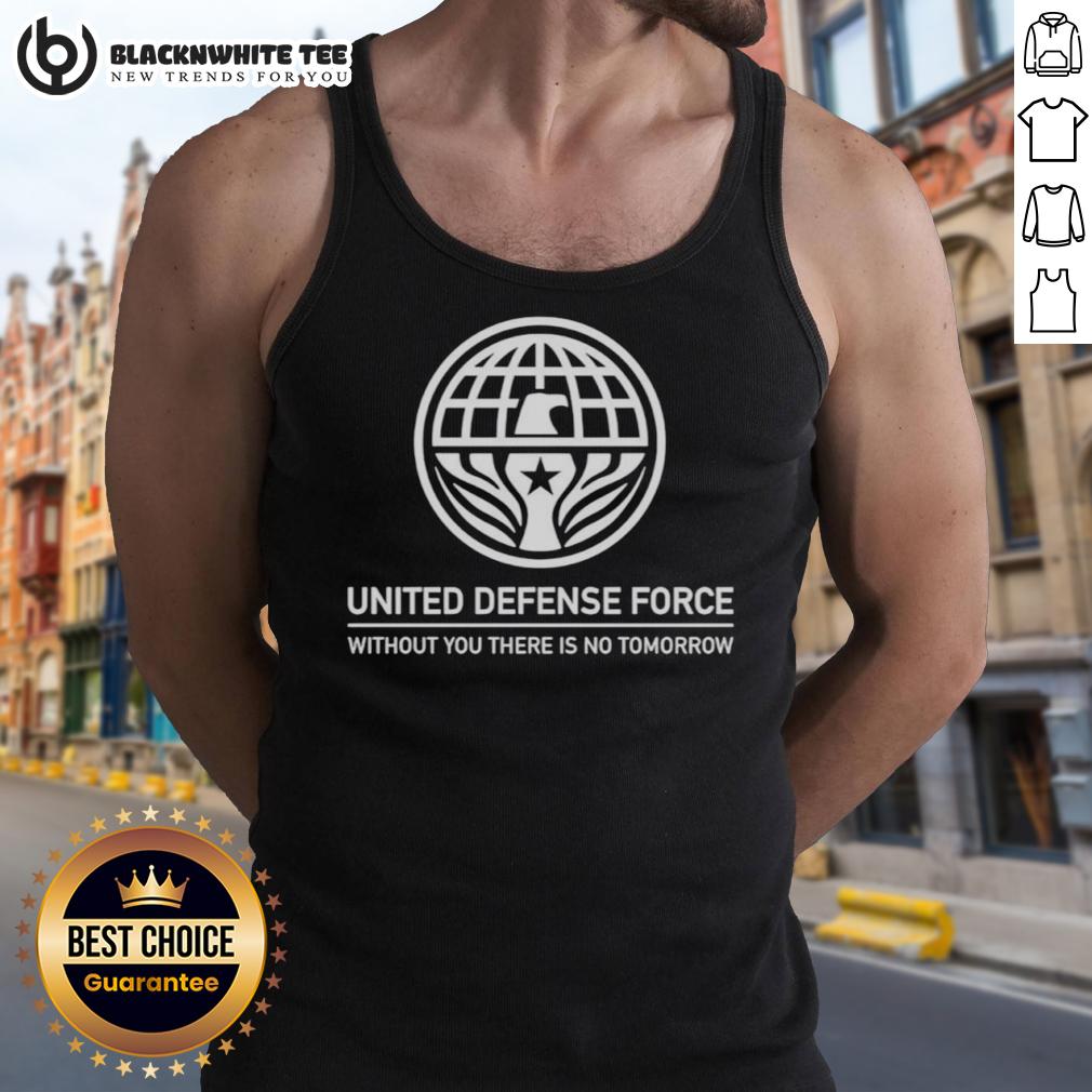 Awesome United Defense Forc Tank Top Awesome United Defense Force tank top featuring bold graphics and a stylish design for casual wear.