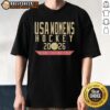 Alt Text: Awesome USA Women's Hockey 2026 Milan Cortina Italy T-Shirt featuring bold graphics and vibrant colors.