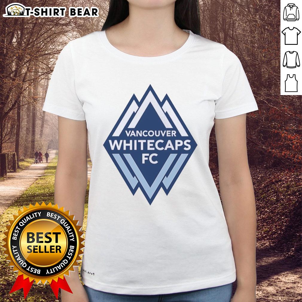 Awesome Vancouver Whitecaps Fc Primary Logo Ladies Tee Awesome Vancouver Whitecaps FC primary logo ladies tee featuring a stylish design for passionate soccer fans.