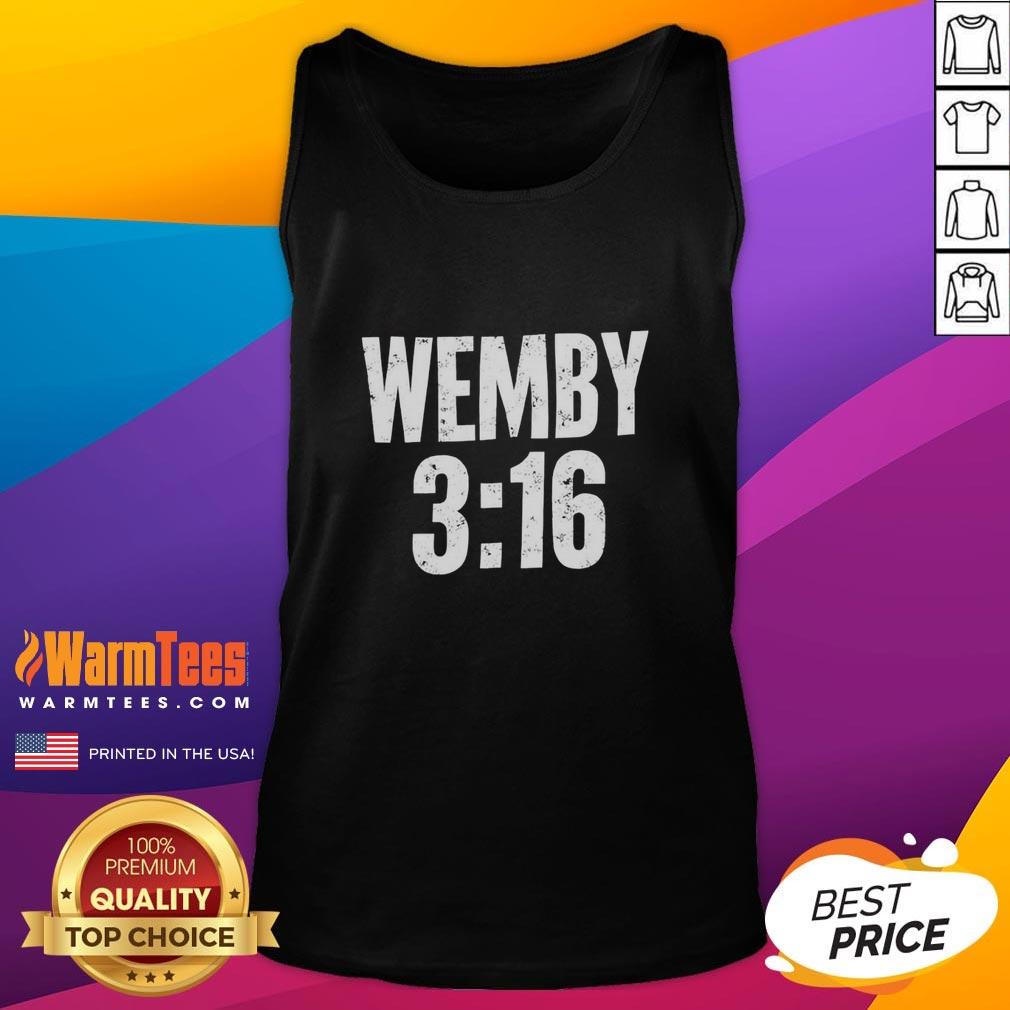 awesome-victor-wembanyama-wearing-wemby-3-16-tank-top Victor Wembanyama showcasing his style in a Wemby 3-16 tank top, embodying his awesome athleticism and personality.