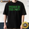 Alt Text: Funny St. Patrick's Day T-shirt featuring a shamrock and the phrase Where Is The Pot of Gold? for festive celebrations.