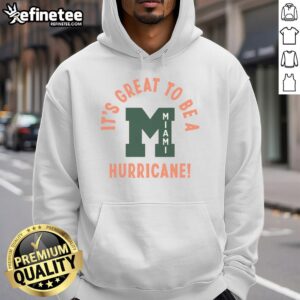 Good It's Great To Be A Miami Hurricane Vintage T-Shirt - Image 2