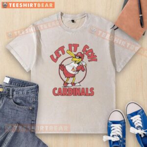 Good St. Louis Cardinals Fredbird washed t-shirt, featuring vibrant team colors and a classic design for fans.