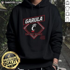Nice Brenden Garula Cincinnati Bearcats baseball hoodie showcasing team spirit and style for fans and players alike.