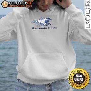 Alt Text: Stylish Top Minnesota Fillies hoodie featuring a vibrant design, perfect for fans and casual wear.