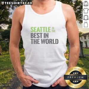 Awesome Seattle is the Best in the World tank top featuring vibrant graphics and a trendy design, perfect for Seattle lovers.