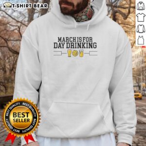 Stylish hoodie for day drinking during March Madness, featuring vibrant colors and a fun design perfect for game day.