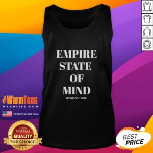 Stylish Nice Empire State Of Mind HYROX NYC 2026 tank top showcasing vibrant design and athletic fit.
