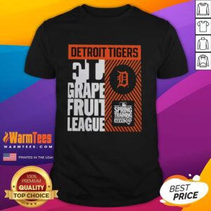 Premium Detroit Tigers Grapefruit League Spring Training 2026 T-Shirt featuring vibrant team colors and logo design.