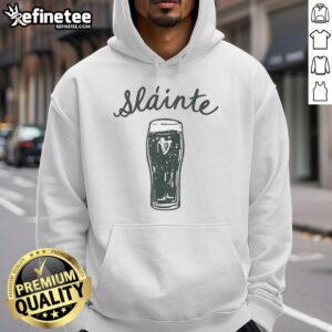 Stylish Good St. Patrick's Day Slainte Hoodie featuring festive green design, perfect for celebrating Irish heritage.
