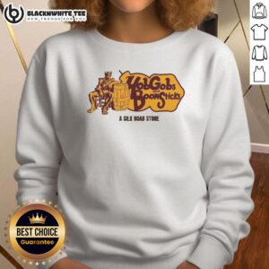 Hot Hobgobs and Boom Sticks sweatshirt from Silk Road Store, featuring vibrant graphics and a cozy design.