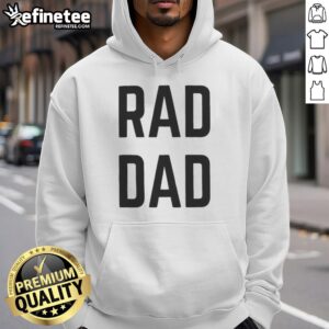Alysa Liu proudly wearing a Rad Dad hoodie, showcasing her unique style and personality in a vibrant outdoor setting.