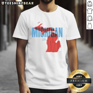 Awesome America250 Michigan T-Shirt featuring a vibrant design celebrating Michigan's heritage and the America250 event.