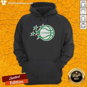 Premium Orlando Magic white logo hoodie for St. Patrick's Day, featuring a festive design and comfortable fit.