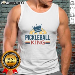 Stylish Nice Pickleball King Tank Top featuring a bold design, perfect for pickleball enthusiasts and summer activities.