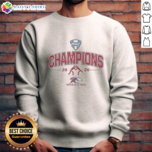 Alt Text: Premium Rider Broncs Mac Wrestling Champions 2026 Sweatshirt showcasing team pride and athletic spirit.