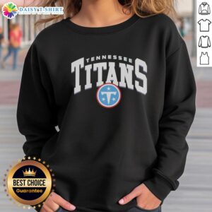 Alt Text: Top Tennessee Titans Nike Edge Enforcer Sweatshirt in navy blue, perfect for fans to show team spirit.