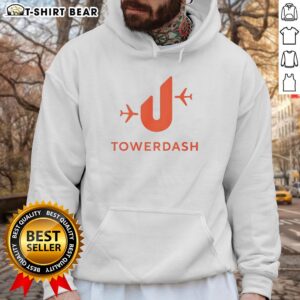 Awesome Tower Dash Logo Hoodie featuring vibrant graphics and comfortable fabric, perfect for fans of the game.