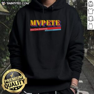 Hot MVPete Pete Crow-Armstrong centerfield retro baseball hoodie featuring vibrant design and comfortable fit.