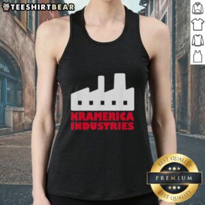 Alt Text: Premium Kramerica Industries tank top featuring a stylish design, perfect for casual wear and summer outings.