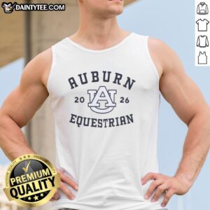 Alt Text: Good Auburn Equestrian 2026 logo tank top featuring a stylish design for equestrian enthusiasts.