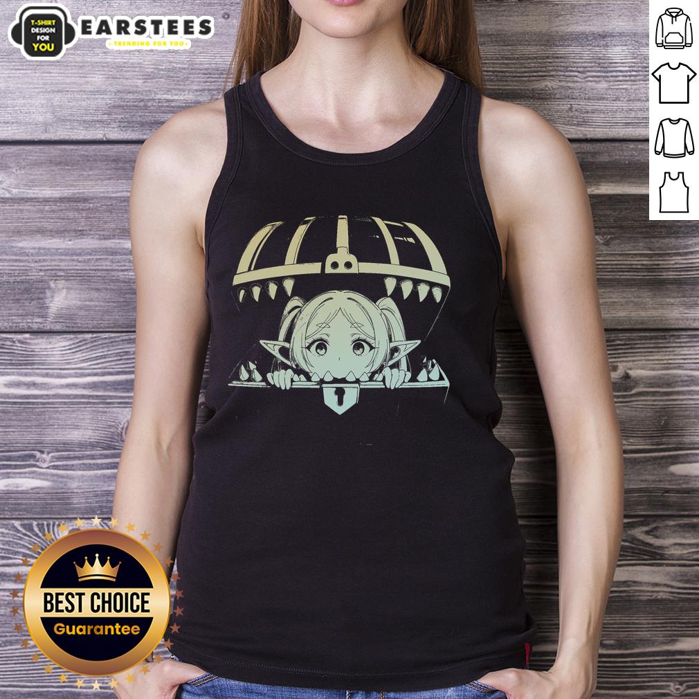 cute-frieren-frieren-beyond-journeys-end-anime-tank-top Adorable Cute Friesen tank top featuring characters from 'Friedan Beyond Journey's End' anime, perfect for fans.