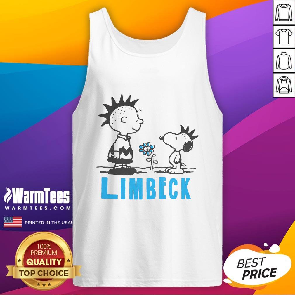 cute-peanuts-snoopy-punx-limpeck-tank-top Alt Text: Cute Peanuts Snoopy Punx Limpeck tank top featuring a fun graphic design of Snoopy and vibrant colors.
