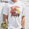 Cute Wacky Beagle Car T-Shirt featuring a playful beagle graphic on a vibrant background, perfect for dog lovers.