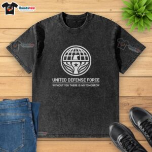 Nice United Defense Force washed t-shirt showcasing a stylish design perfect for casual wear and everyday comfort.