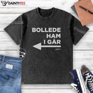 Alt Text: Good Danish Princess Bollede Ham I Gar washed t-shirt featuring a vibrant design, perfect for casual wear.