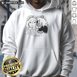 Nice If Love Can't Save Us, It Can End Us Hoodie featuring a stylish design for fans of unique graphic apparel.