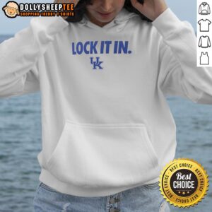 Official Kentucky Wildcats 2026 Lock It In Hoodie featuring team colors and logo, perfect for fans and casual wear.