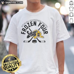 Alt Text: Original Sylvania Northview Hockey 2026 Frozen Four Cats T-Shirt featuring team colors and logo for fans.