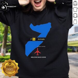 Cozy Original Arrivals Welcome Back Home Sweatshirt in soft fabric, perfect for casual wear and staying stylish.