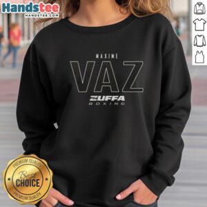 Alt Text: Official Maxime Vaz Zuffa Boxing Elite Sweatshirt featuring a stylish design for boxing enthusiasts and athletes.
